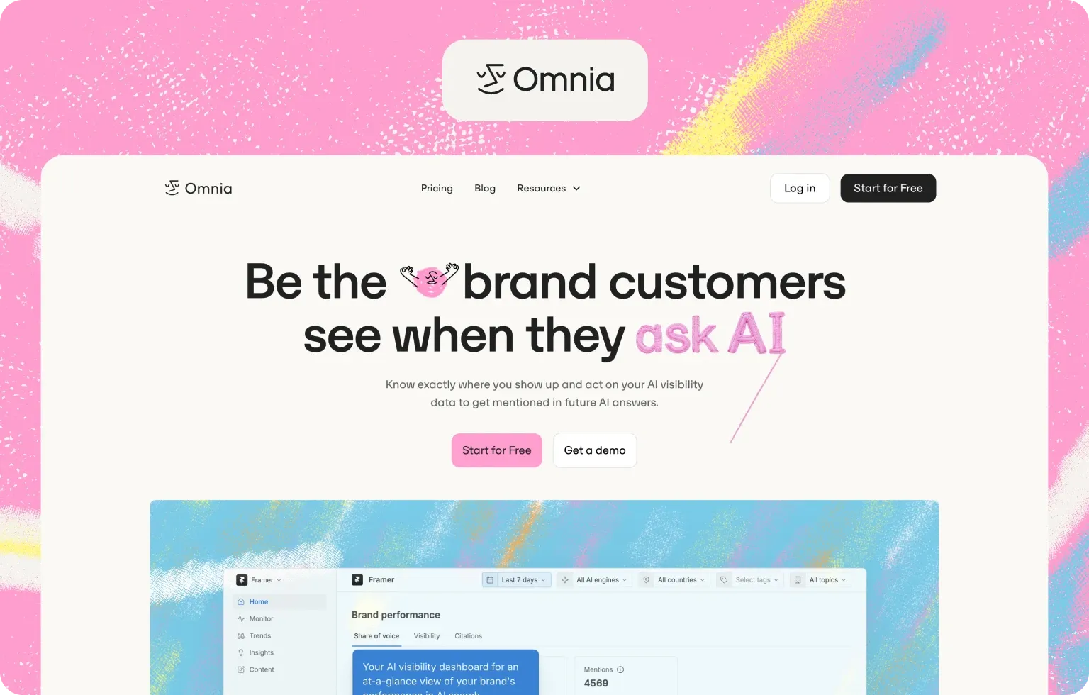 omnia hero image best ahrefs alternative